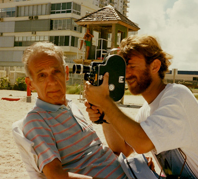 Oscar & Alan on Florida Beach #1 (Circa 1993)