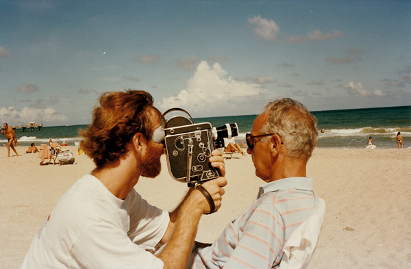 Oscar & Alan on Florida Beach #2 (Circa 1993)