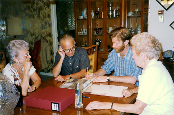 Alan Researching Family History (1995)
