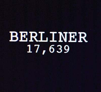 Berliner was the 17, 639th Most Common Surname in the World